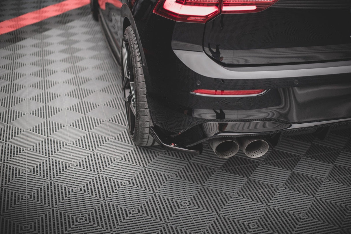 Maxton Design Rear Side Splitters V.2 For - VW Golf R Mk8