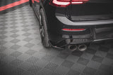 Maxton Design Rear Side Splitters V.2 For - VW Golf R Mk8