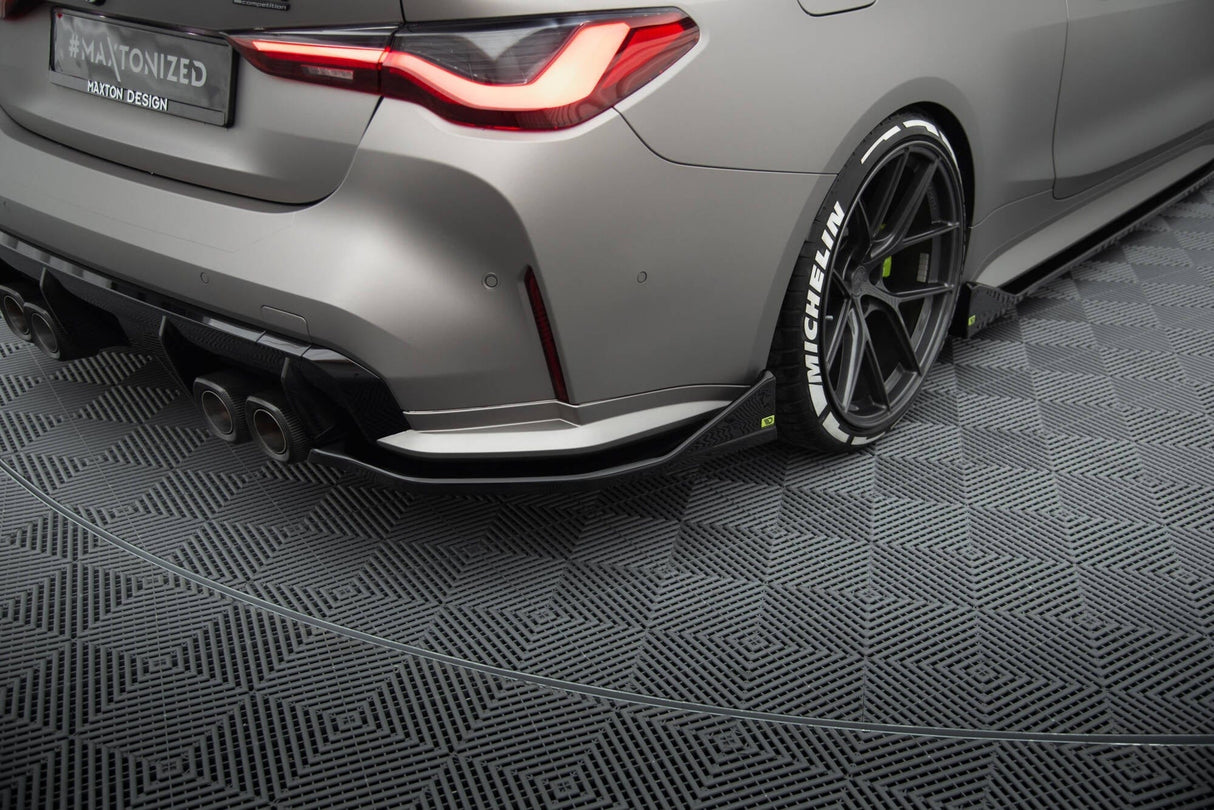 Maxton Design Rear Side Splitters V.3 Csl Look BMW M4 G82