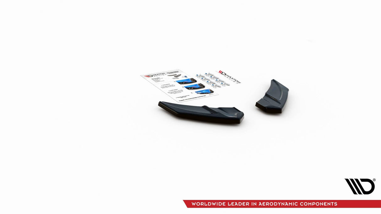 Maxton Design Rear Side Splitters V.3 VW Golf R Mk7