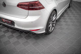 Maxton Design Rear Side Splitters V.3 VW Golf R Mk7