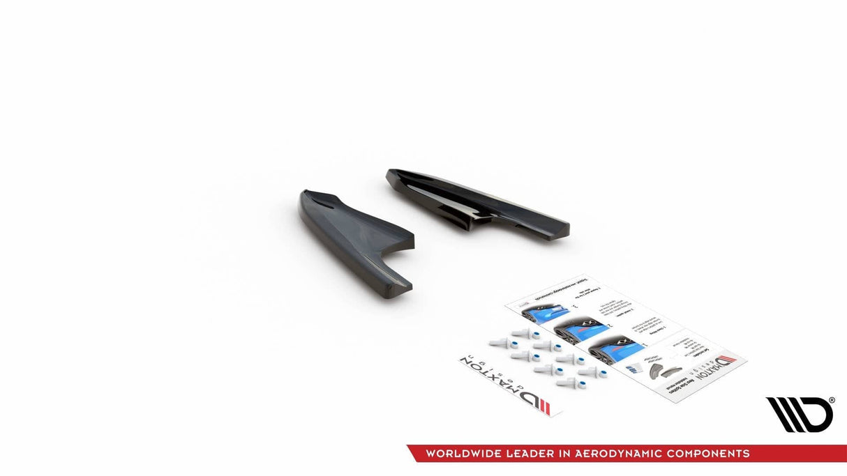 Maxton Design Rear Side Splitters V.3 For - VW Golf R Mk8