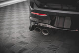 Maxton Design Rear Side Splitters V.3 For - VW Golf R Mk8