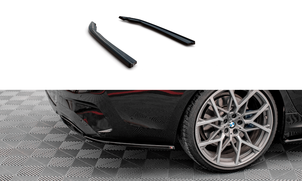 Maxton Design Rear Side Splitter V.4 - BMW / 3 Series / M-Pack / G20 / M340i