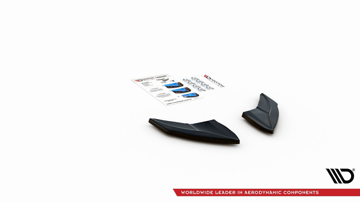 Maxton Design Rear Side Splitters V.4 VW Golf R Mk7