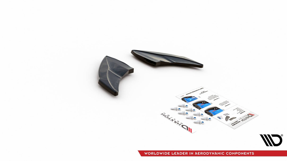 Maxton Design Rear Side Splitters V.4 VW Golf R Mk7