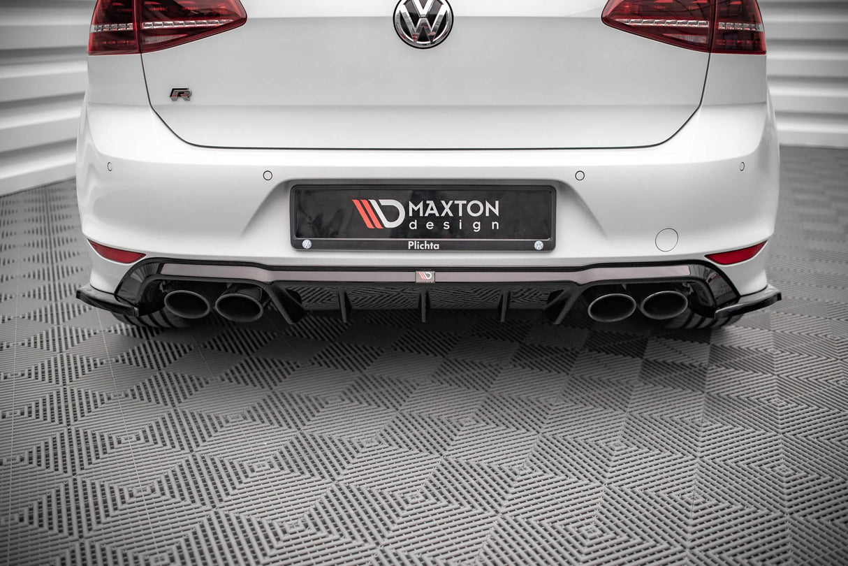 Maxton Design Rear Side Splitters V.4 VW Golf R Mk7