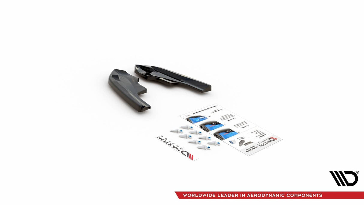 Maxton Design Rear Side Splitters V.4 For - VW Golf R Mk8