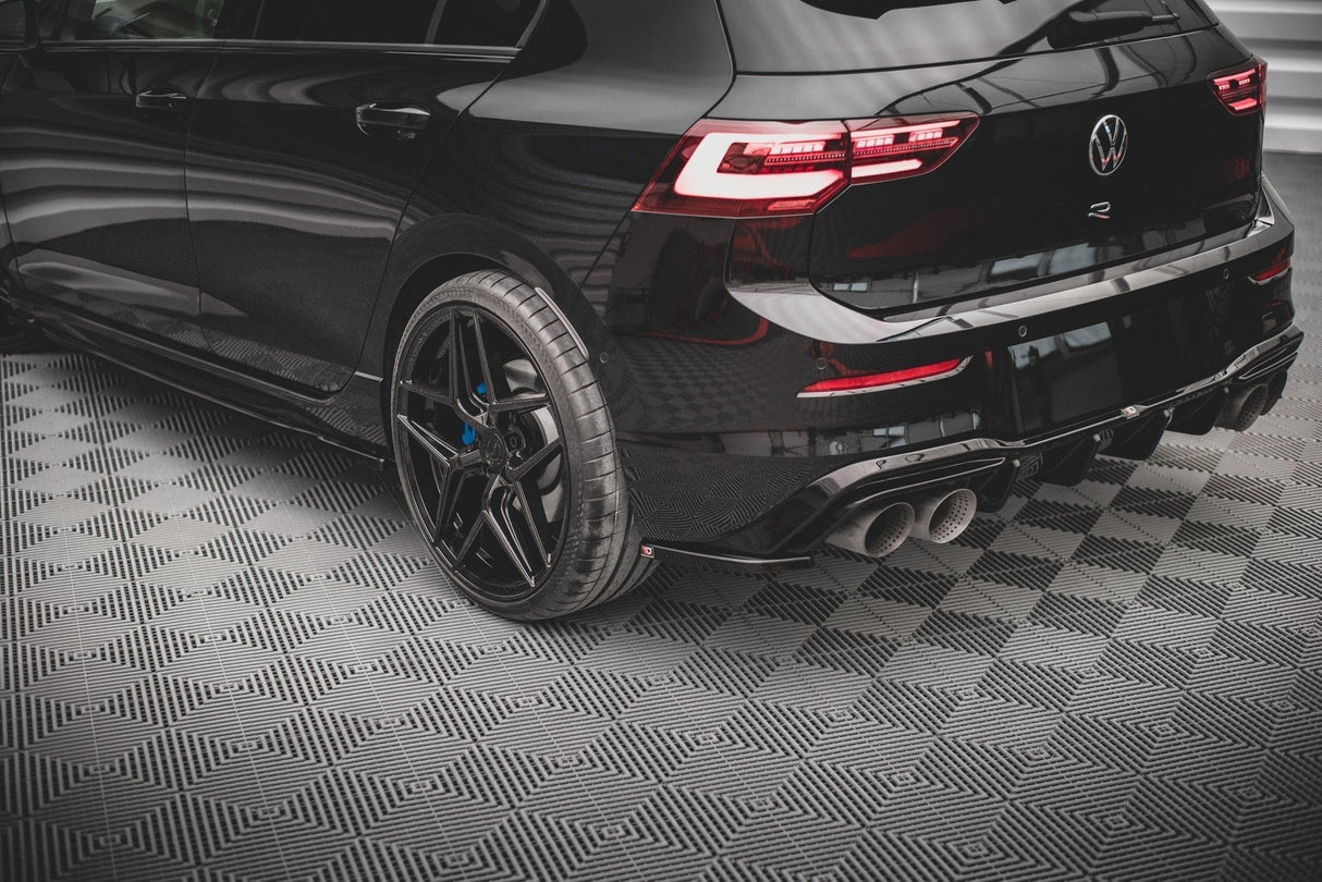 Maxton Design Rear Side Splitters V.4 For - VW Golf R Mk8