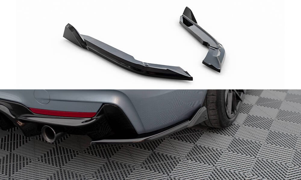Maxton Design Rear Side Splitters V.5 BMW 4 Coupe M-Pack F32 (Set Valance)