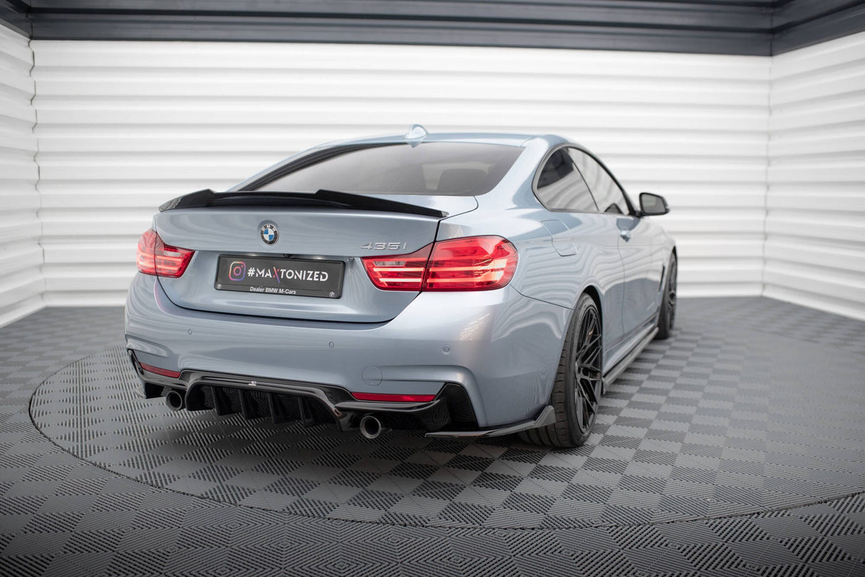 Maxton Design Rear Side Splitters V.5 BMW 4 Coupe M-Pack F32 (Set Valance)