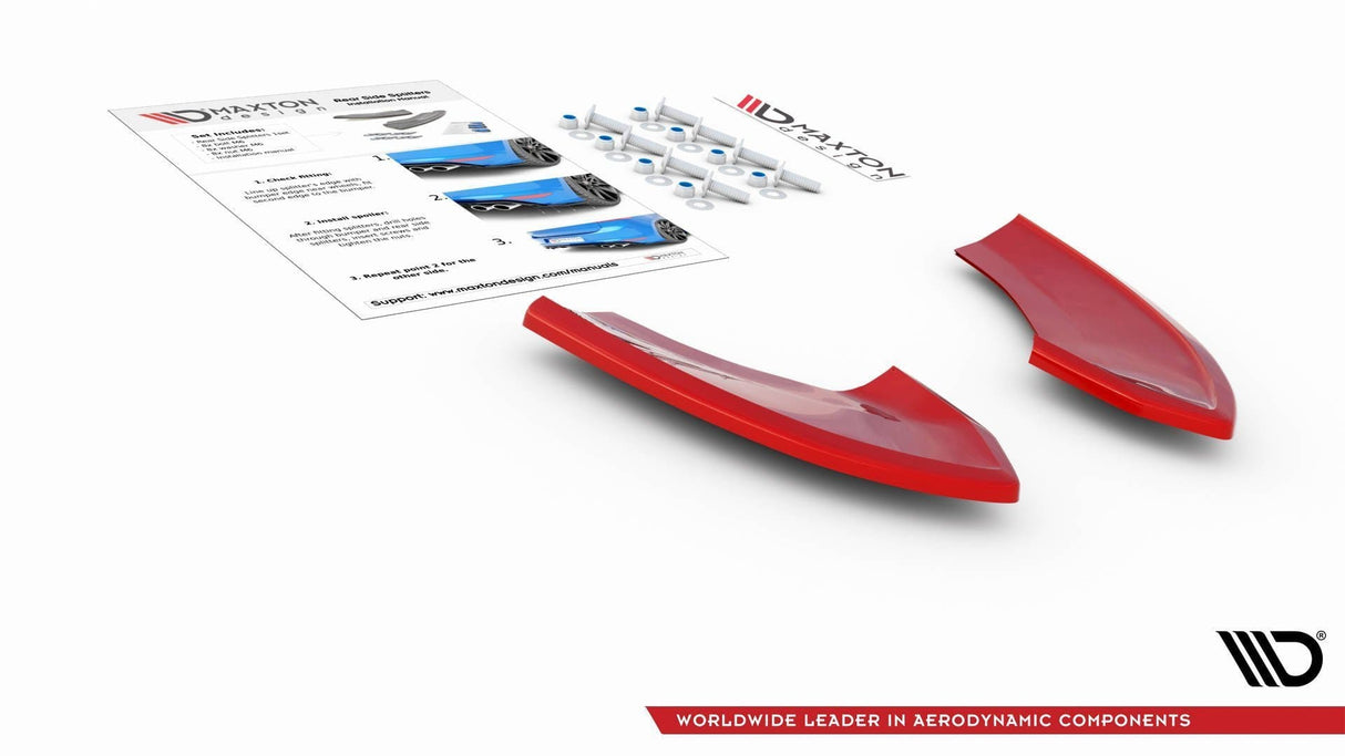 Maxton Design Rear Side Splitters VW Golf Mk7 GTI TCR