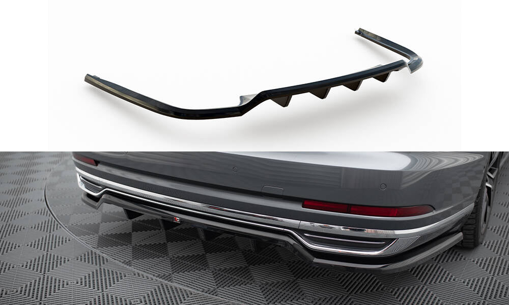 Maxton Design Rear Splitter (with vertical bars) - Audi A8 D5