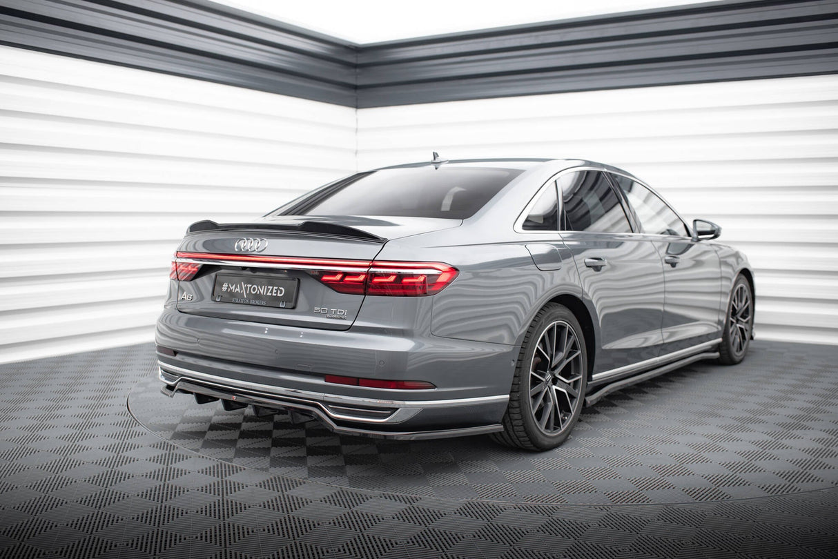 Maxton Design Rear Splitter (with vertical bars) - Audi A8 D5