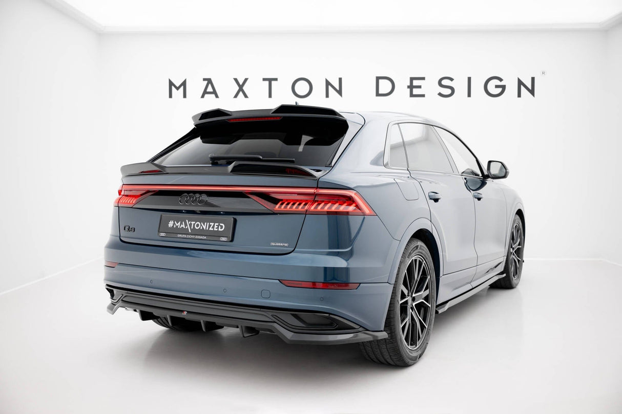 Maxton Design Rear Splitter (With Vertical Bars) Audi Q8 MK1