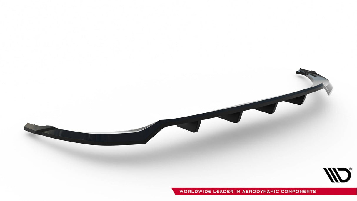 Maxton Design Rear Splitter (With Vertical Bars) Audi Q8 MK1