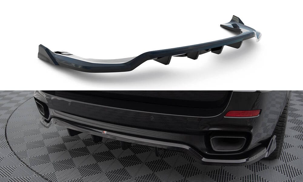 Maxton Design Rear Splitter (With Vertical Bars) BMW X5 M-Pack F15