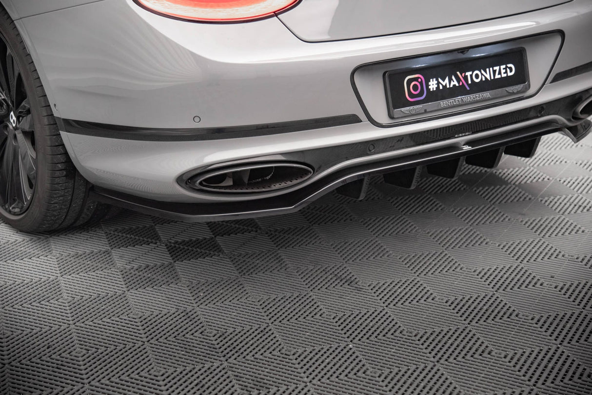 Maxton Design Rear Splitter (With Vertical Bars) Bentley Continental GT MK3
