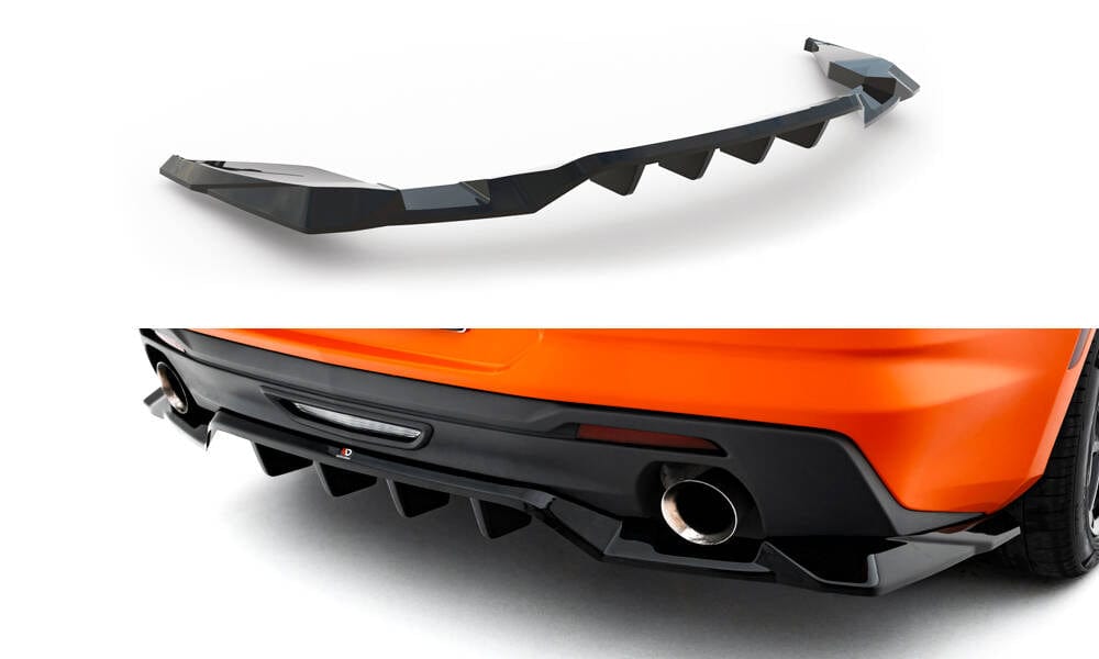 Maxton Design Rear Splitter (With Vertical Bars) Chevrolet Camaro SS M ...