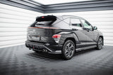 Maxton Design Rear Splitter (With Vertical Bars) Hyundai Kona N-Line MK2