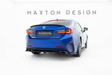 Maxton Design Central Rear Splitter (With Vertical Bars) Lexus Rc