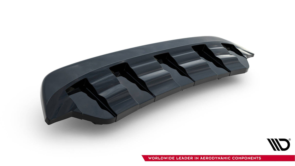 Maxton Design Central Rear Splitter (With Vertical Bars) Lexus Rc
