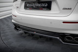 Maxton Design Rear Splitter (With Vertical Bars) Maserati Ghibli MK3 Facelift