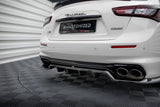 Maxton Design Rear Splitter (With Vertical Bars) Maserati Ghibli MK3 Facelift