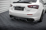 Maxton Design Rear Splitter (With Vertical Bars) Maserati Ghibli MK3 Facelift