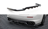 Maxton Design Rear Splitter (With Vertical Bars) Maserati Ghibli MK3 Facelift