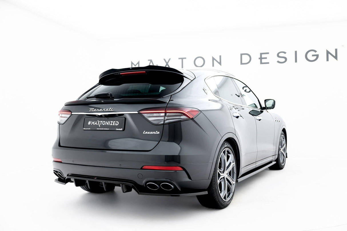 Maxton Design Rear Splitter (With Vertical Bars) Maserati Levante GT MK1 Facelift