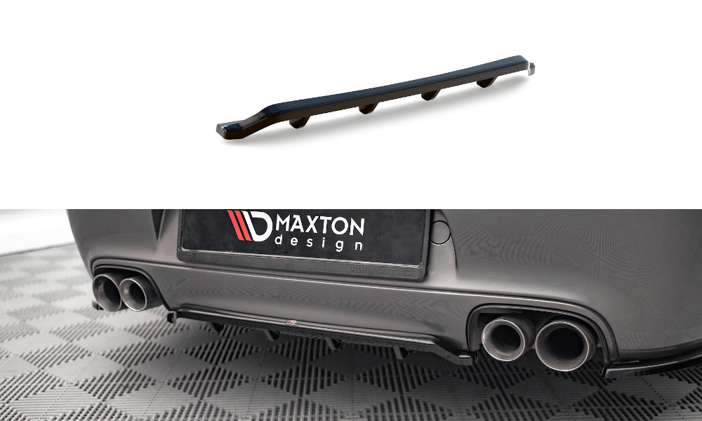 Maxton Design Rear Splitter (With Vertical Bars) Porsche 911 Carrera / Carrera GTS 997.2