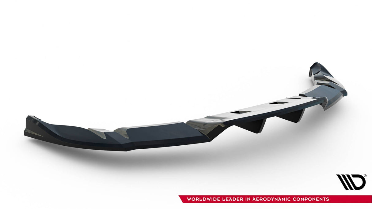 Maxton Design Rear Splitter (With Vertical Bars) V.1 Tesla Model 3 Performance MK1 Facelift