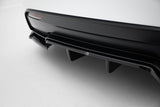 Maxton Design Rear Splitter (With Vertical Bars) V.1 Tesla Model 3 Performance MK1 Facelift