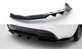 Maxton Design Rear Splitter (With Vertical Bars) V.1 Tesla Model 3 Performance MK1 Facelift