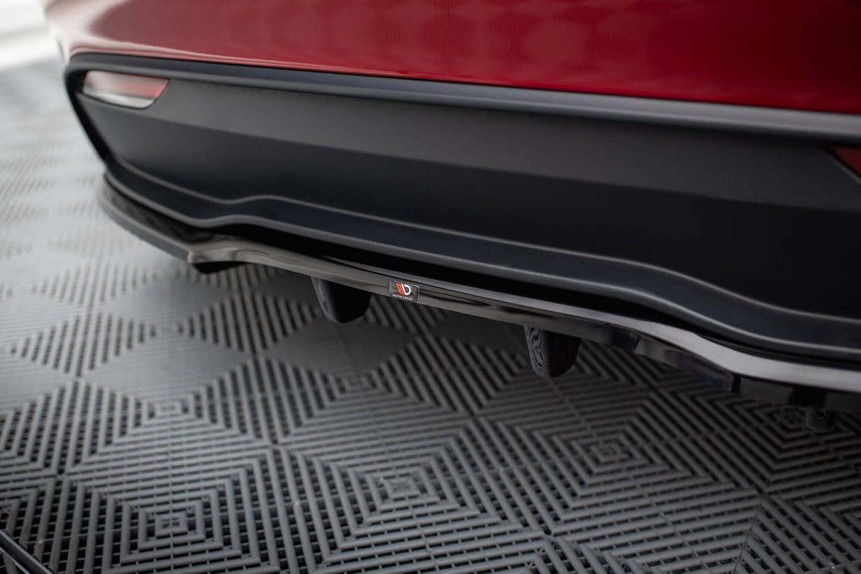 Maxton Design Rear Splitter (With Vertical Bars) V.1 - Tesla Model 3 Project Highlight (Facelift)