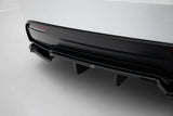 Maxton Design Rear Splitter (With Vertical Bars) V.2 Tesla Model 3 Performance MK1 Facelift