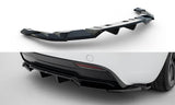 Maxton Design Rear Splitter (With Vertical Bars) V.2 Tesla Model 3 Performance MK1 Facelift