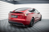 Maxton Design Rear Splitter (With Vertical Bars) V.2 - Tesla Model 3 Project Highlight (Facelift)
