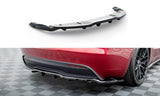 Maxton Design Rear Splitter (With Vertical Bars) V.2 - Tesla Model 3 Project Highlight (Facelift)