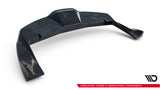Maxton Design Rear Splitter (With Vertical Bars) V.2 Tesla Model X MK1 Facelift