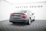 Maxton Design Rear Valance Audi A4 B8 Facelift (Single Side Dual Exhaust Version)