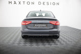 Maxton Design Rear Valance Audi A4 B8 Facelift (Single Side Dual Exhaust Version)