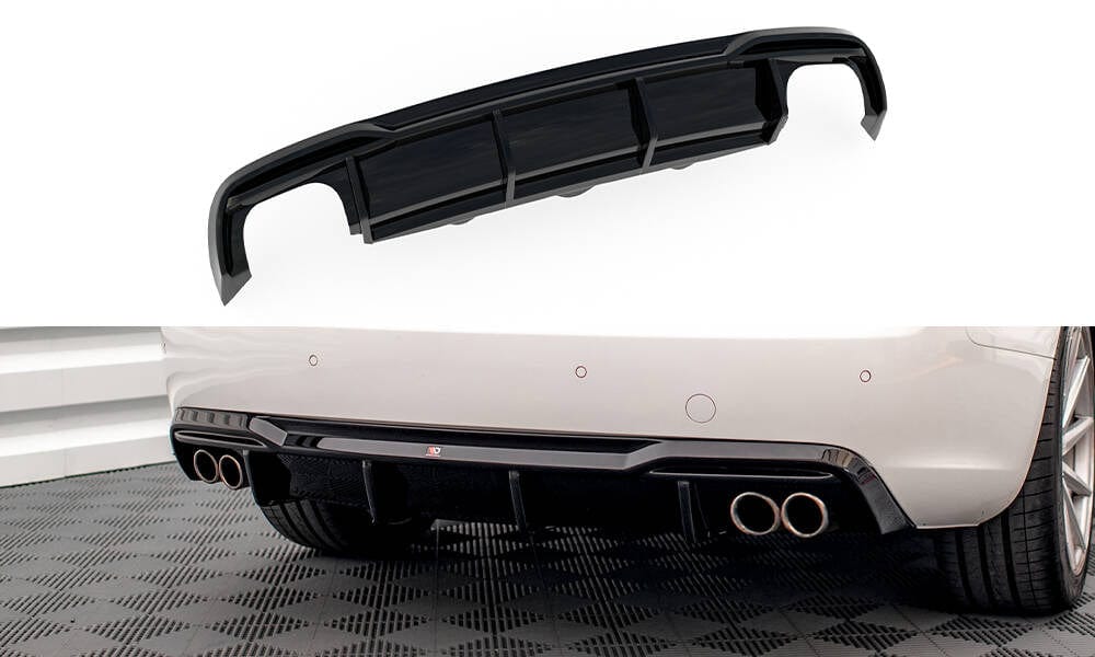 Maxton Design Rear Valance Audi A5 8T Facelift (Version with dual exhausts on both sides)
