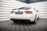 Maxton Design Rear Valance Audi A5 8T Facelift (Version with dual exhausts on both sides)