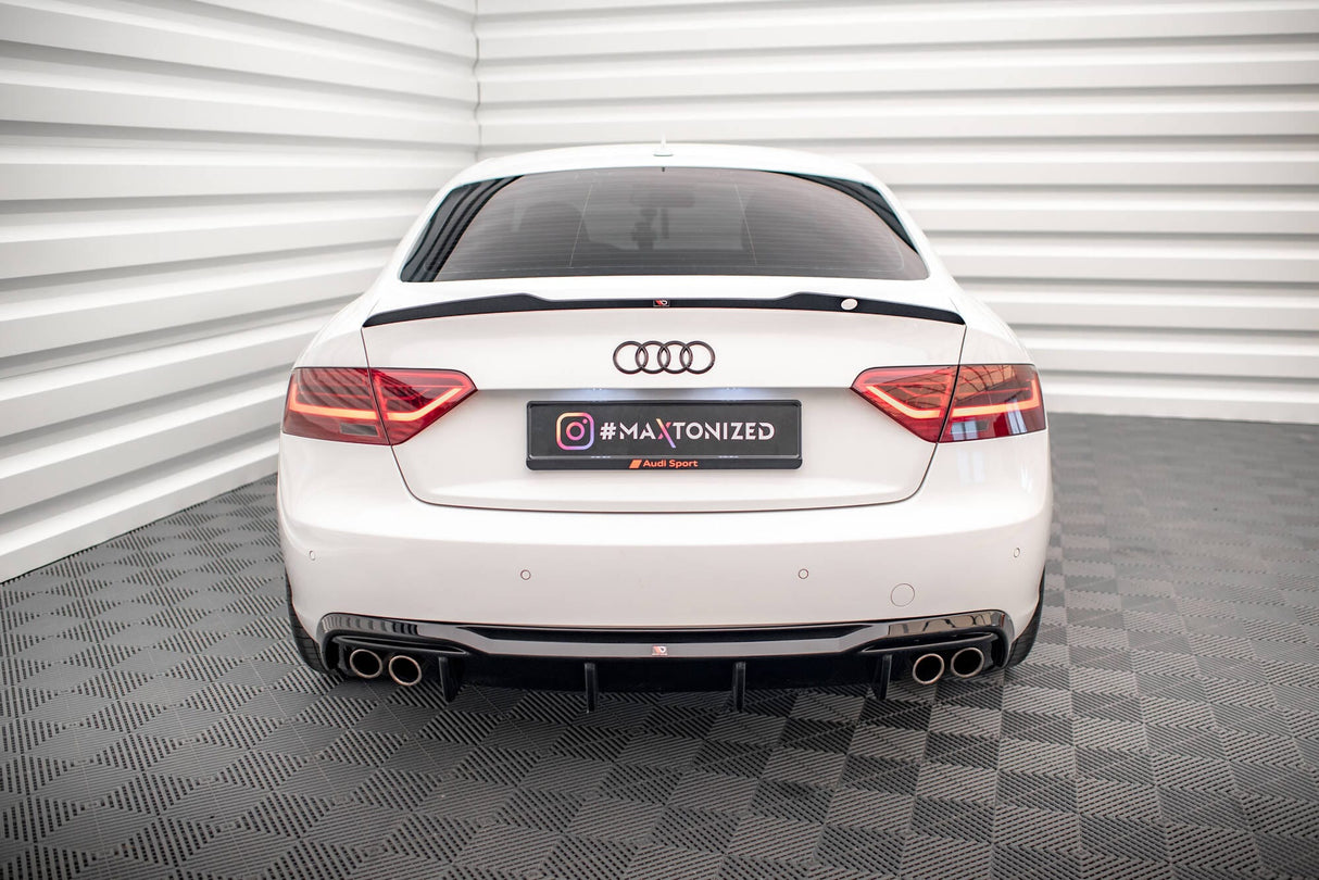 Maxton Design Rear Valance Audi A5 8T Facelift (Version with dual exhausts on both sides)