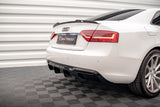 Maxton Design Rear Valance Audi A5 8T Facelift (Version with dual exhausts on one side)