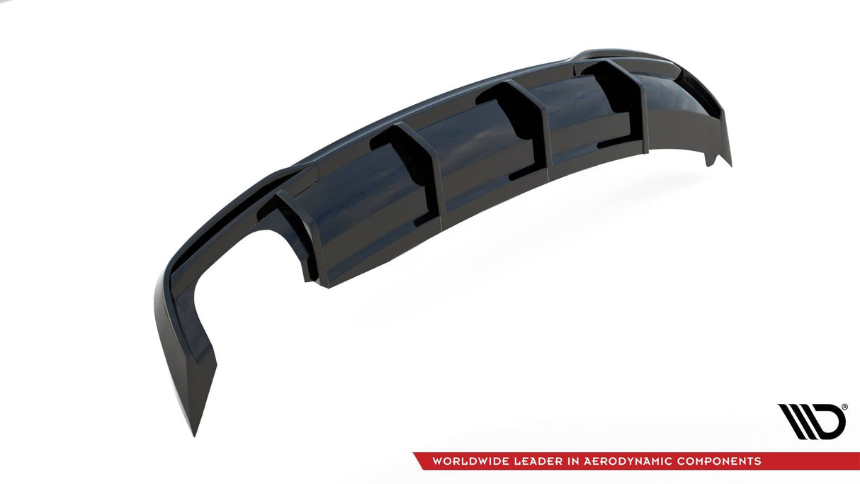 Maxton Design Rear Valance Audi A5 8T Facelift (Version with dual exhausts on one side)