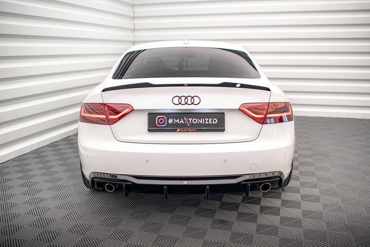 Maxton Design Rear Valance Audi A5 8T Facelift (Version with single exhausts on both sides)