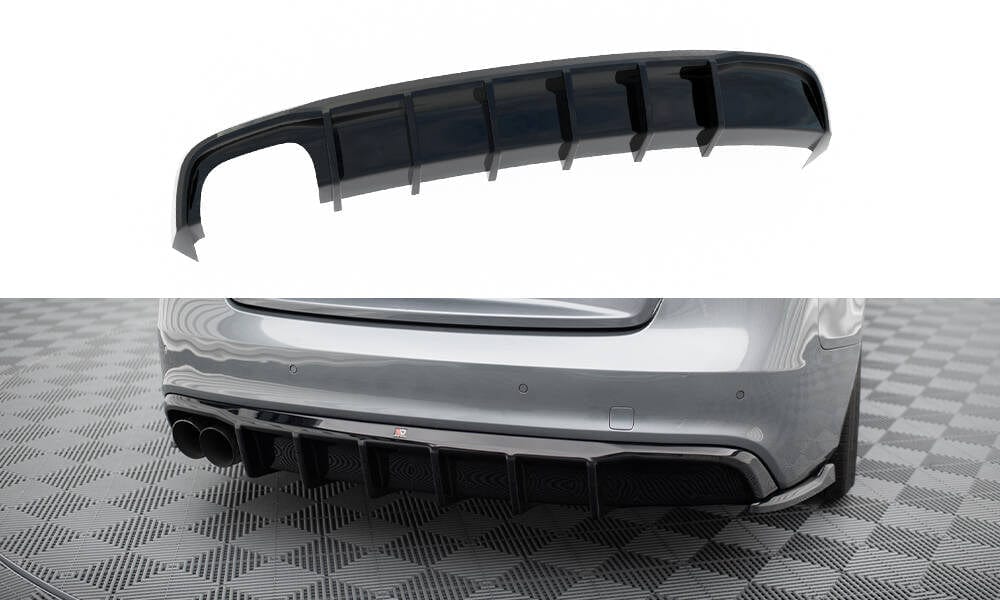 Maxton Design Rear Valance Audi A5 S-Line Coupe / Sportback 8T Facelift (Single Side Dual Exhaust Version)